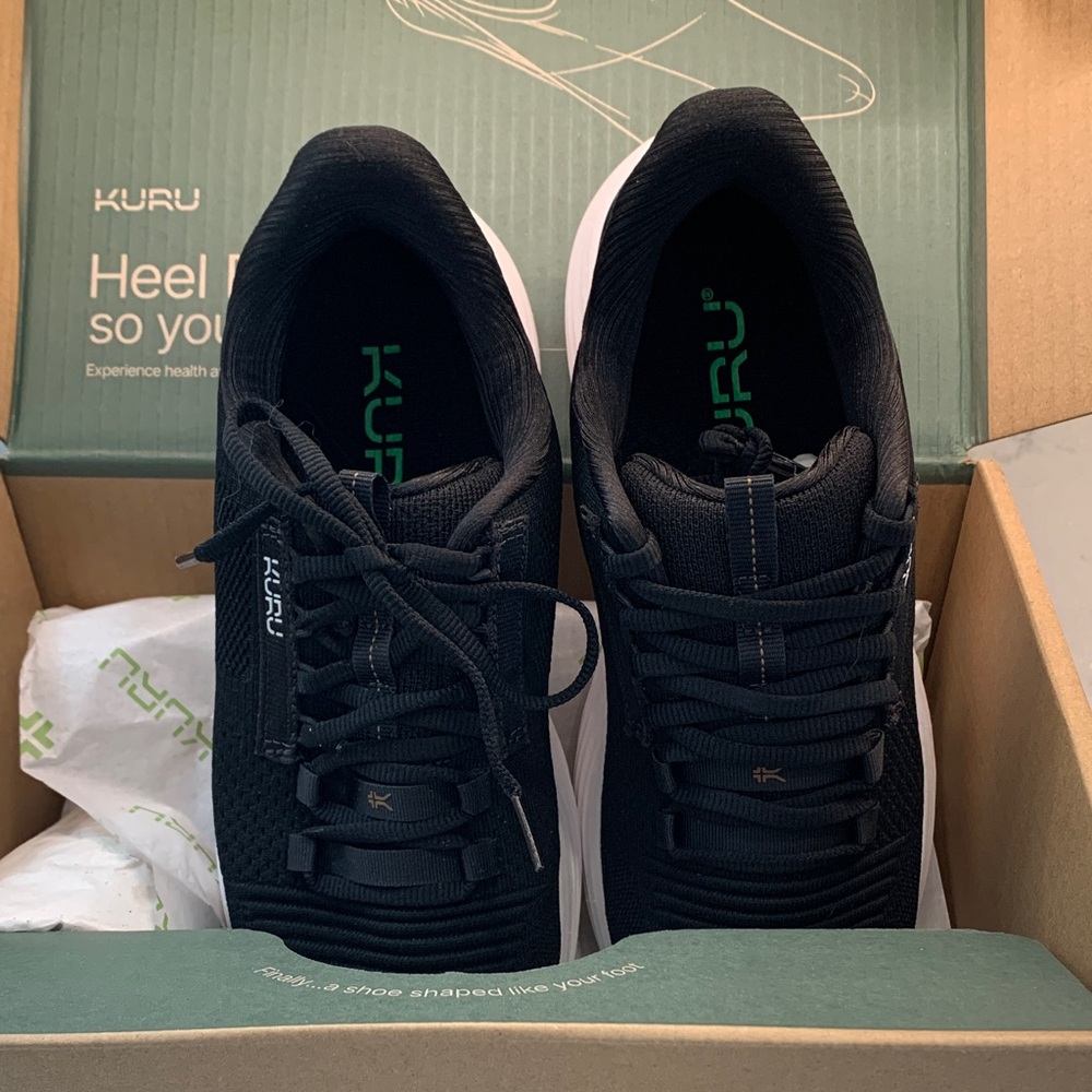 NEW KURU Atom 2 Black Sneakers Size 9.5 - Picture 4 of 9